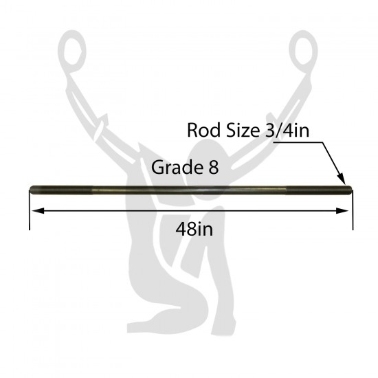 STEELWORKS (BOLTMASTER) 11089, 3/4 X 48
